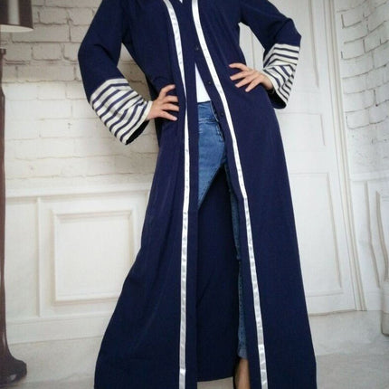 Azraq Navy Cardigan - Al Haya Store