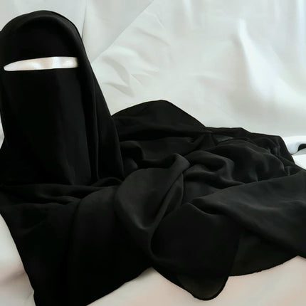 Chiffon Niqab Double Layer - Al Haya Store