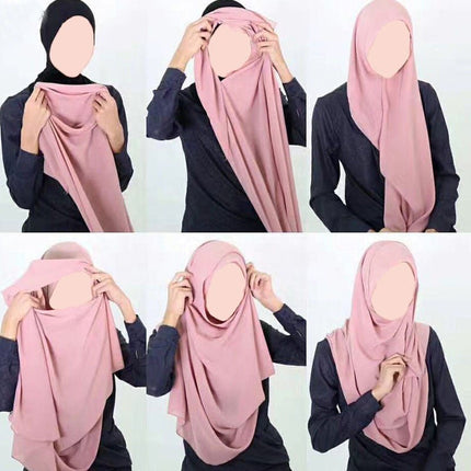 Chiffon Scarf Double Loop - Al Haya Store