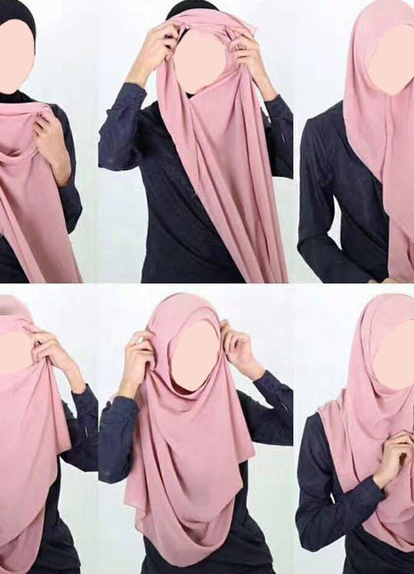 Chiffon Scarf Double Loop - Al Haya Store