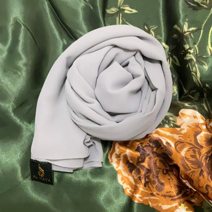 Chiffon Scarf Gray Shades - Al Haya Store