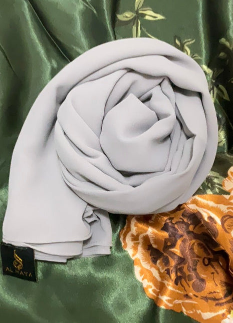 Chiffon Scarf Gray Shades - Al Haya Store