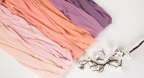 Chiffon Scarf Nude Shades - Al Haya Store