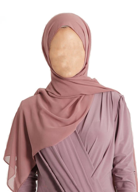 Chiffon Scarf Nude Shades - Al Haya Store