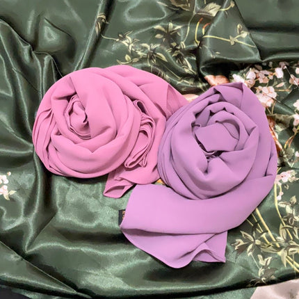 Chiffon Scarf Pink Shades - Al Haya Store