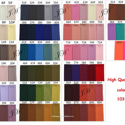 Chiffon Scarf Soft Orange Shades - Al Haya Store