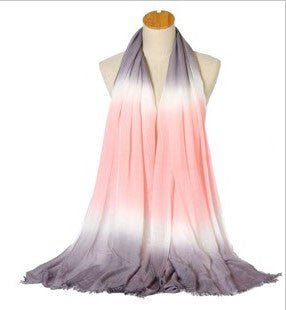 Cotton Dip Dye Scarf - Al Haya Store