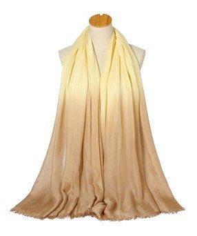 Cotton Dip Dye Scarf - Al Haya Store