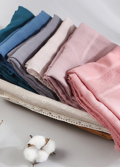 Cotton Linen Scarf - Al Haya Store
