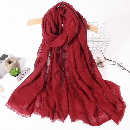Cotton Linen Scarf - Al Haya Store