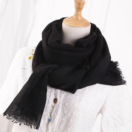 Cotton Linen Scarf - Al Haya Store