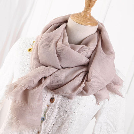 Cotton Linen Scarf - Al Haya Store