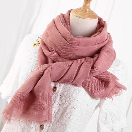 Cotton Linen Scarf - Al Haya Store