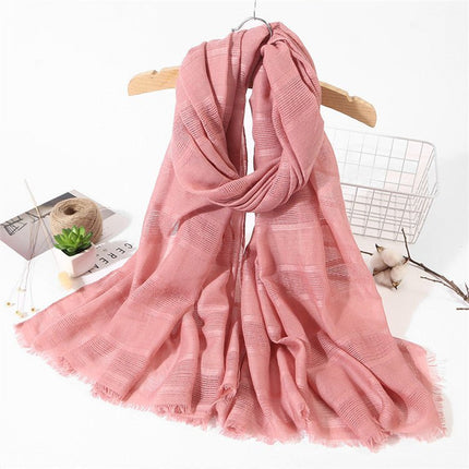 Cotton Linen Scarf - Al Haya Store