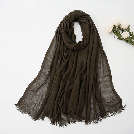 Cotton Viscose Scarf - Al Haya Store