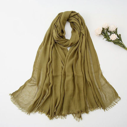 Cotton Viscose Scarf - Al Haya Store