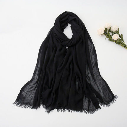 Cotton Viscose Scarf - Al Haya Store