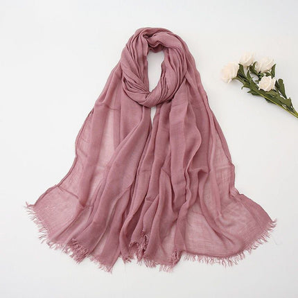 Cotton Viscose Scarf - Al Haya Store