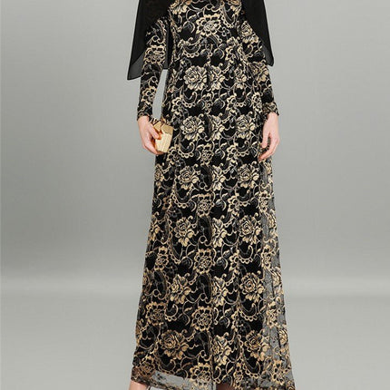 Layla Gold Dress - Al Haya Store