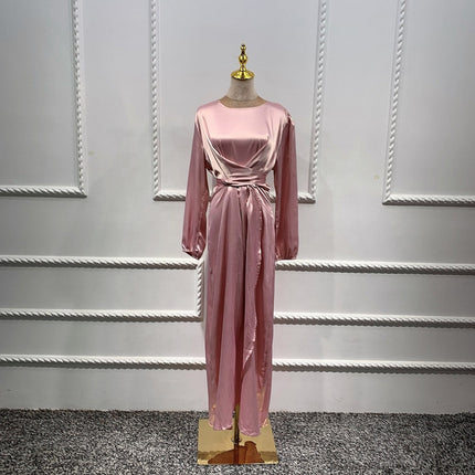 Light Satin Dress - Al Haya Store