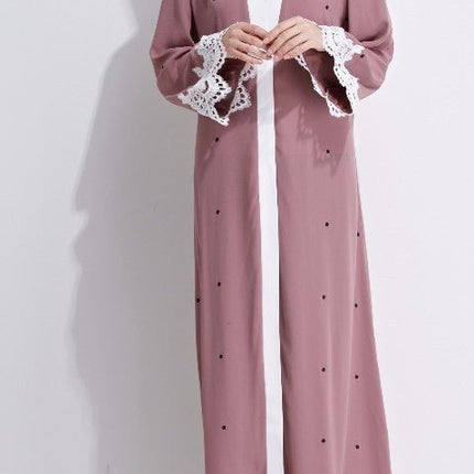 Maha Mauve Cardigan - Al Haya Store