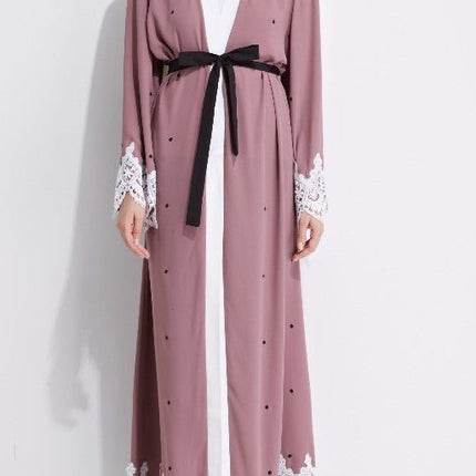 Maha Mauve Cardigan - Al Haya Store