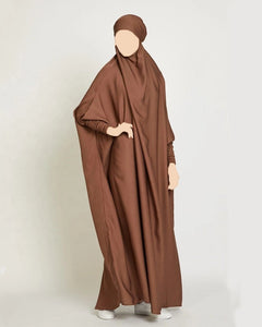 Overhead Jilbab Ruffled Sleeves - Al Haya Store
