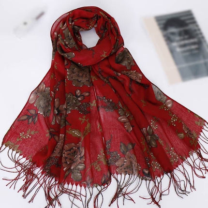 Pashmina Floral Scarf 1 - Al Haya Store
