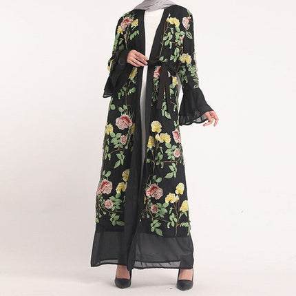 Zahra Embroidered Cardigan - Al Haya Store
